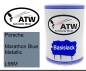 Preview: Porsche, Marathon Blue Metallic, L96M: 500ml Lackdose, von ATW Autoteile West.